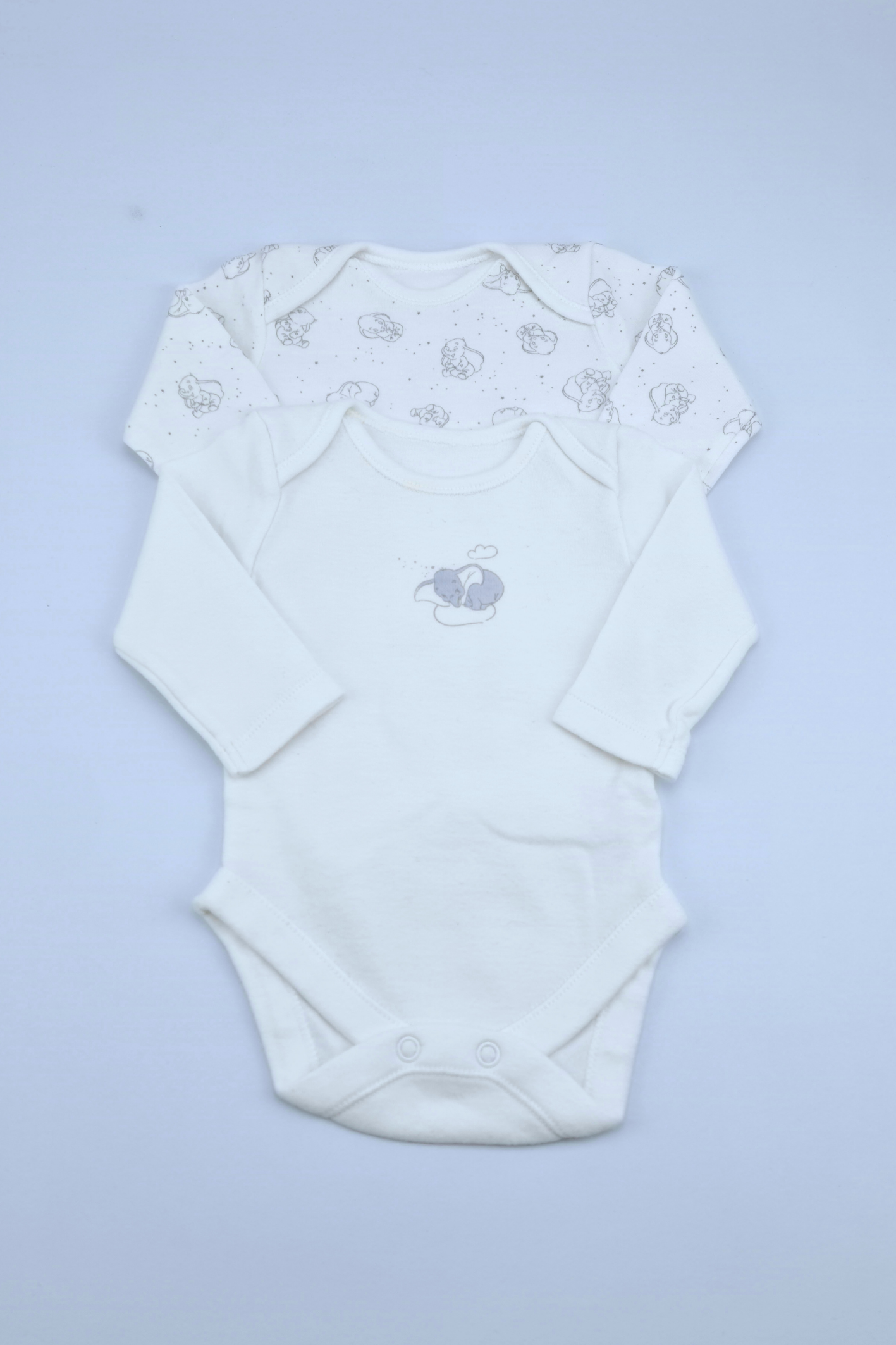 0-3m Dumbo Bodysuit Pack