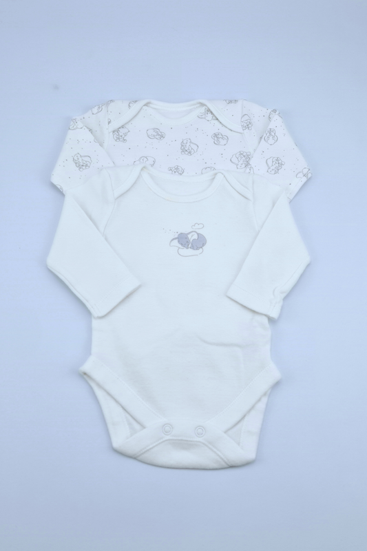 0-3m Dumbo Bodysuit Pack