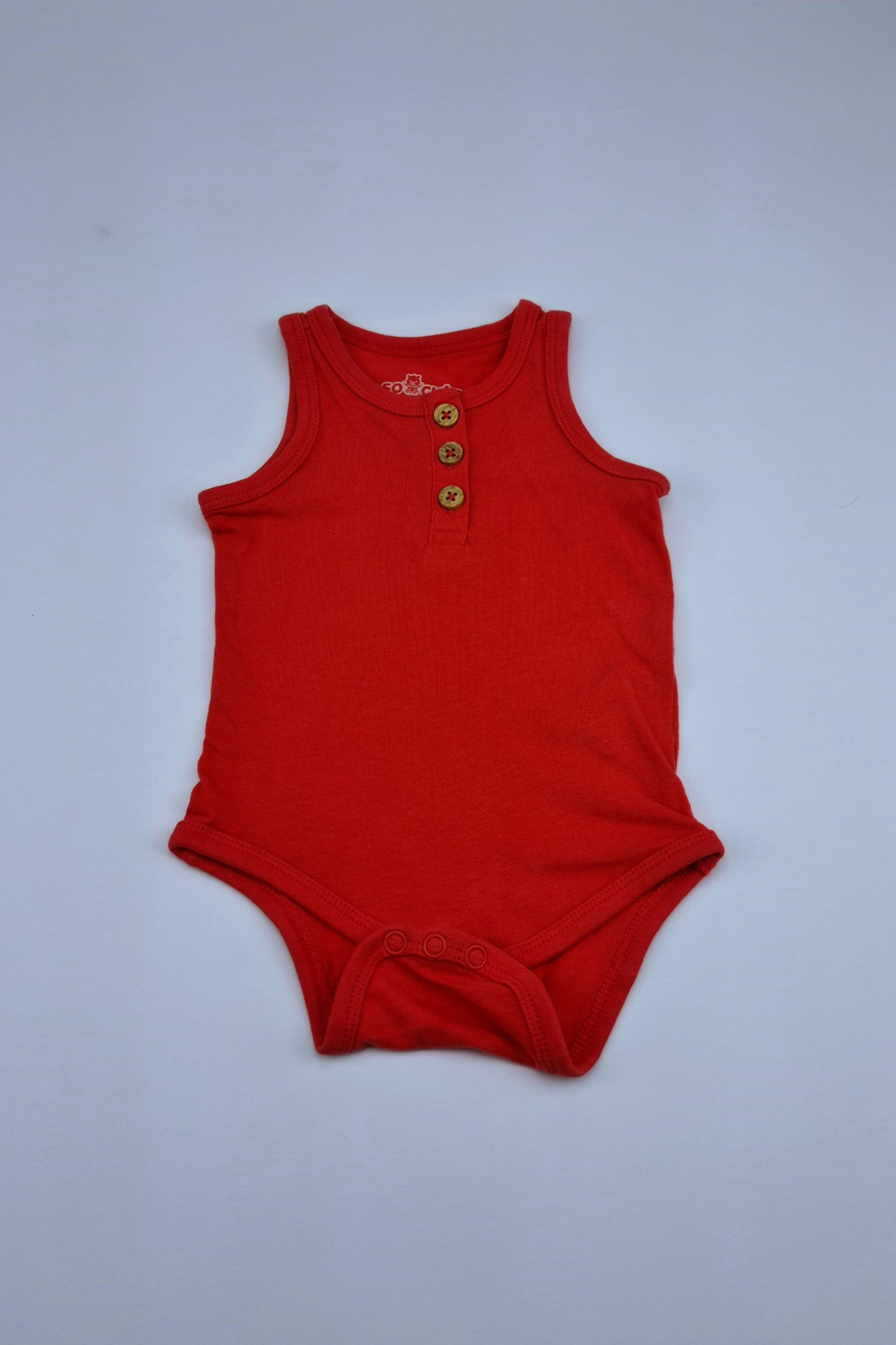 0-3m Red Bodysuit Vest