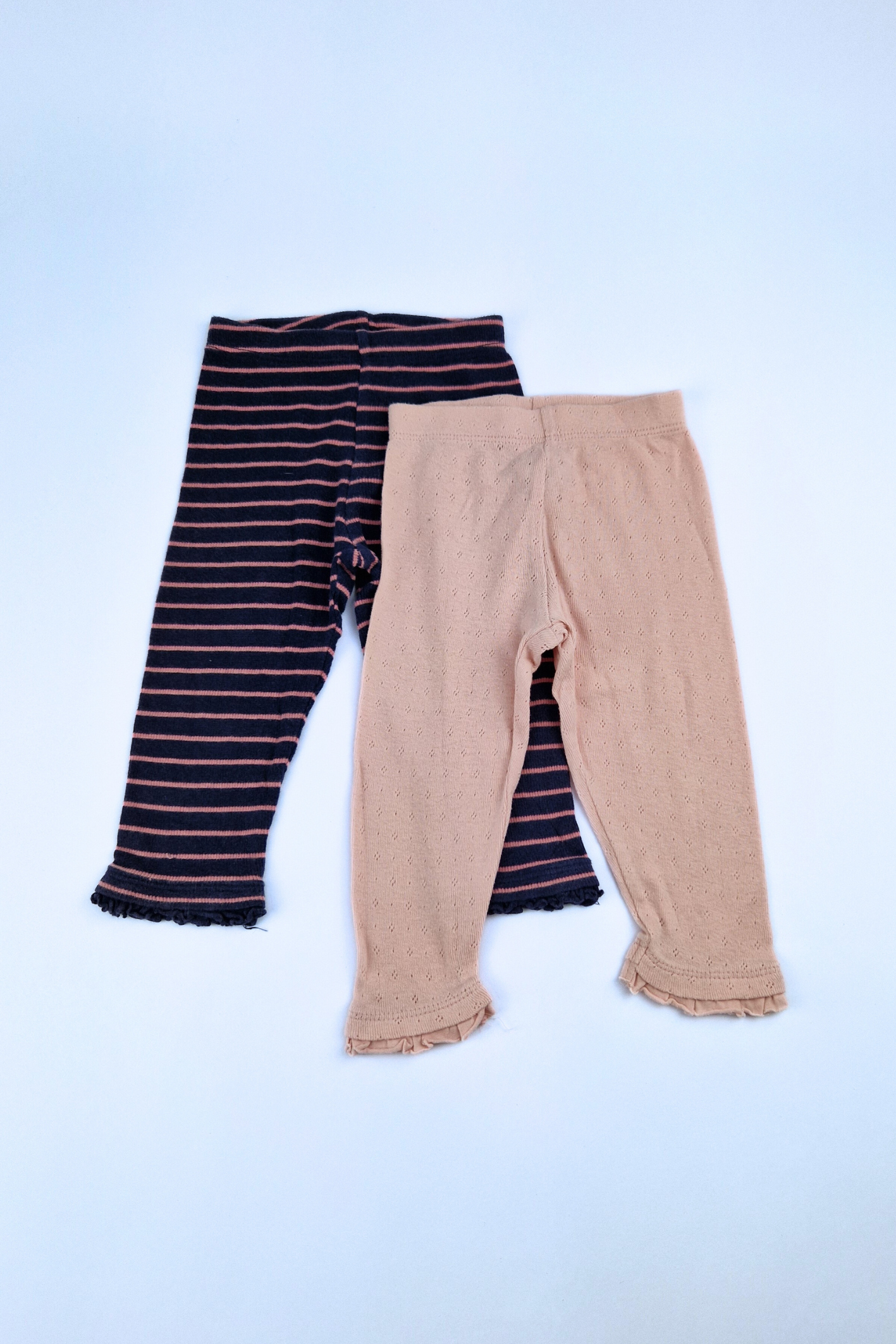 6-9m Pink Stripe Legging Set