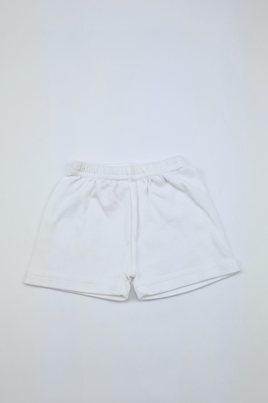 0-3m - White Shorts
