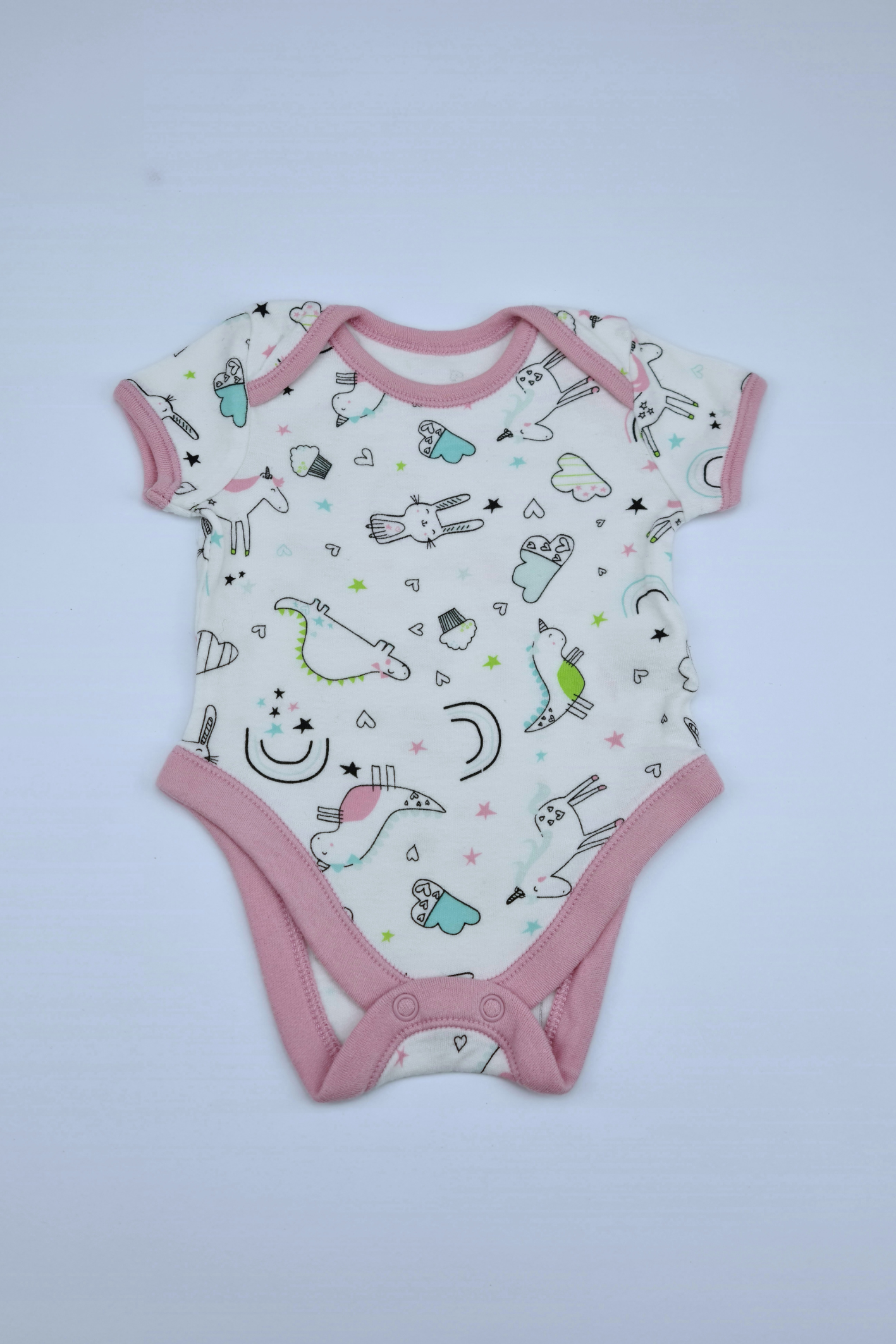 0-3m Pink Bodysuit