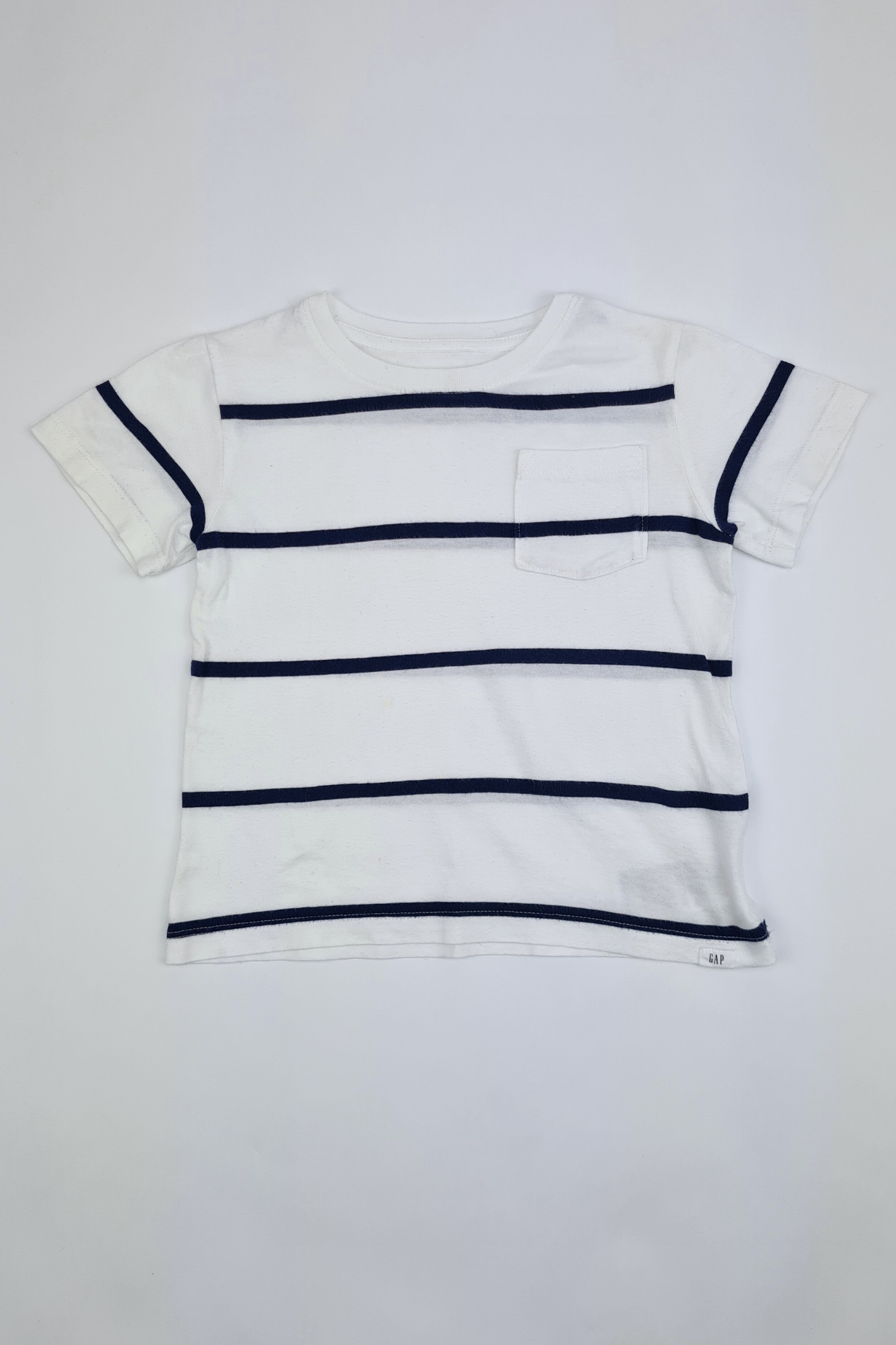2-3y - Black Stripe T-shirt (Gap)