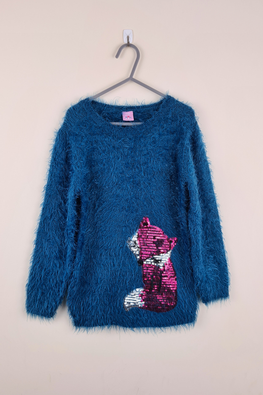 6-7 Jahre – Blue Fox Pullover (Kiki &amp; Koko)
