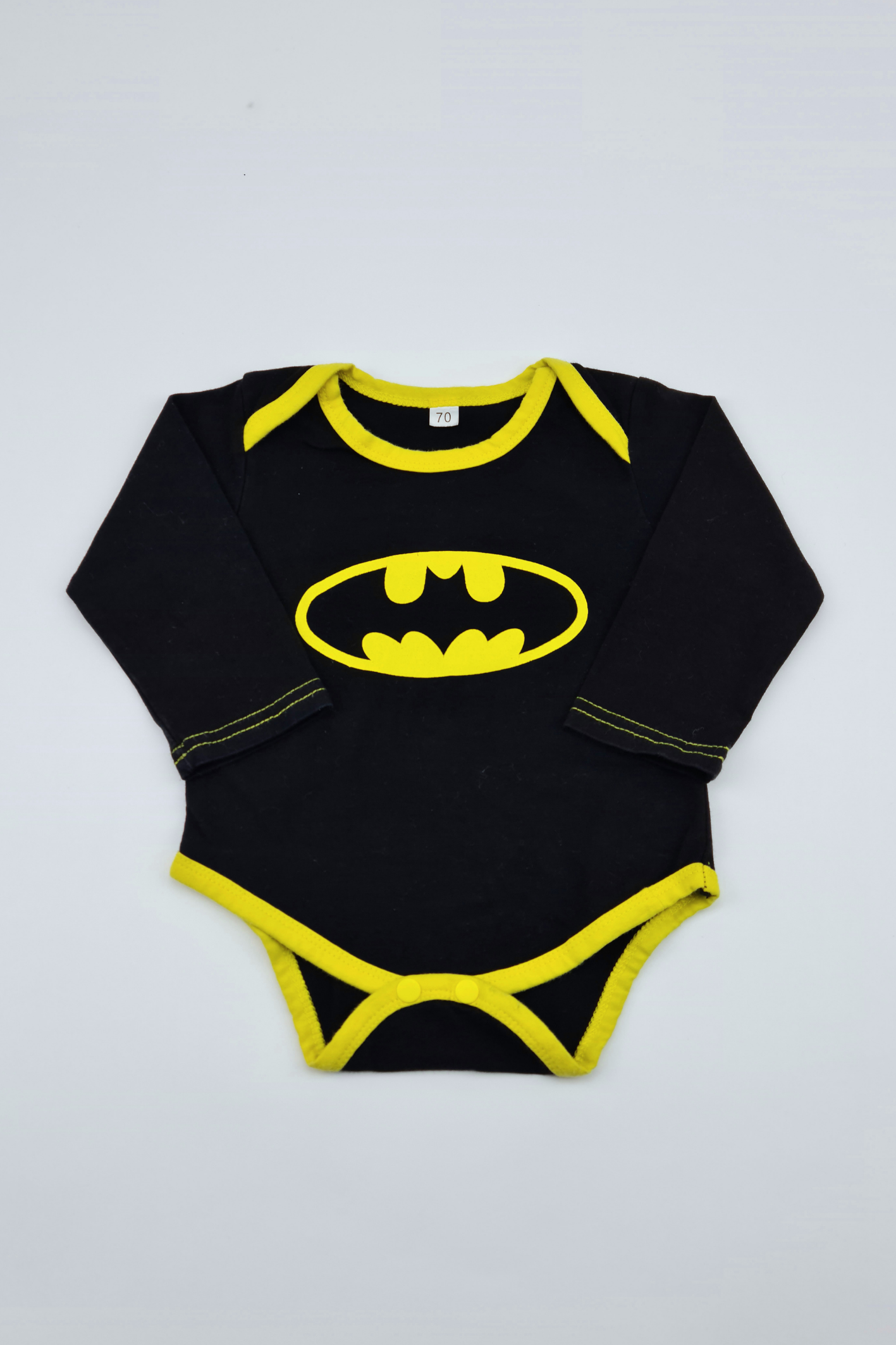6-9 mois - Body Batman noir et jaune