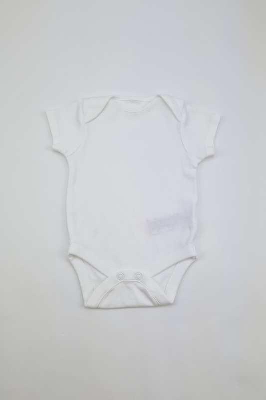 Newborn - 10lbs/4.5kg White Bodysuit (Next)