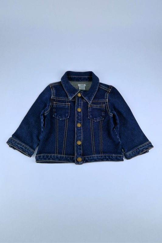 12-18m Mamas&Papas Dark Blue Denim Jack