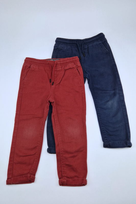 3-4 Years 2 Pack Trousers