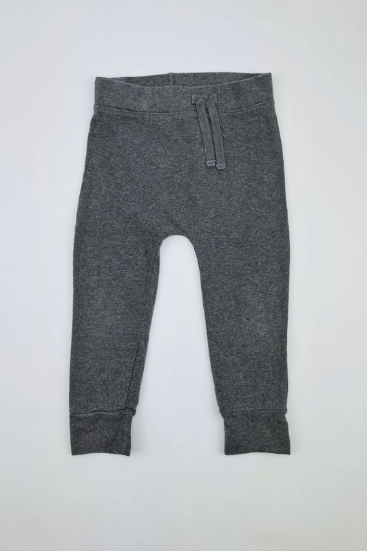 12-18m - Pantalon de jogging uni gris anthracite