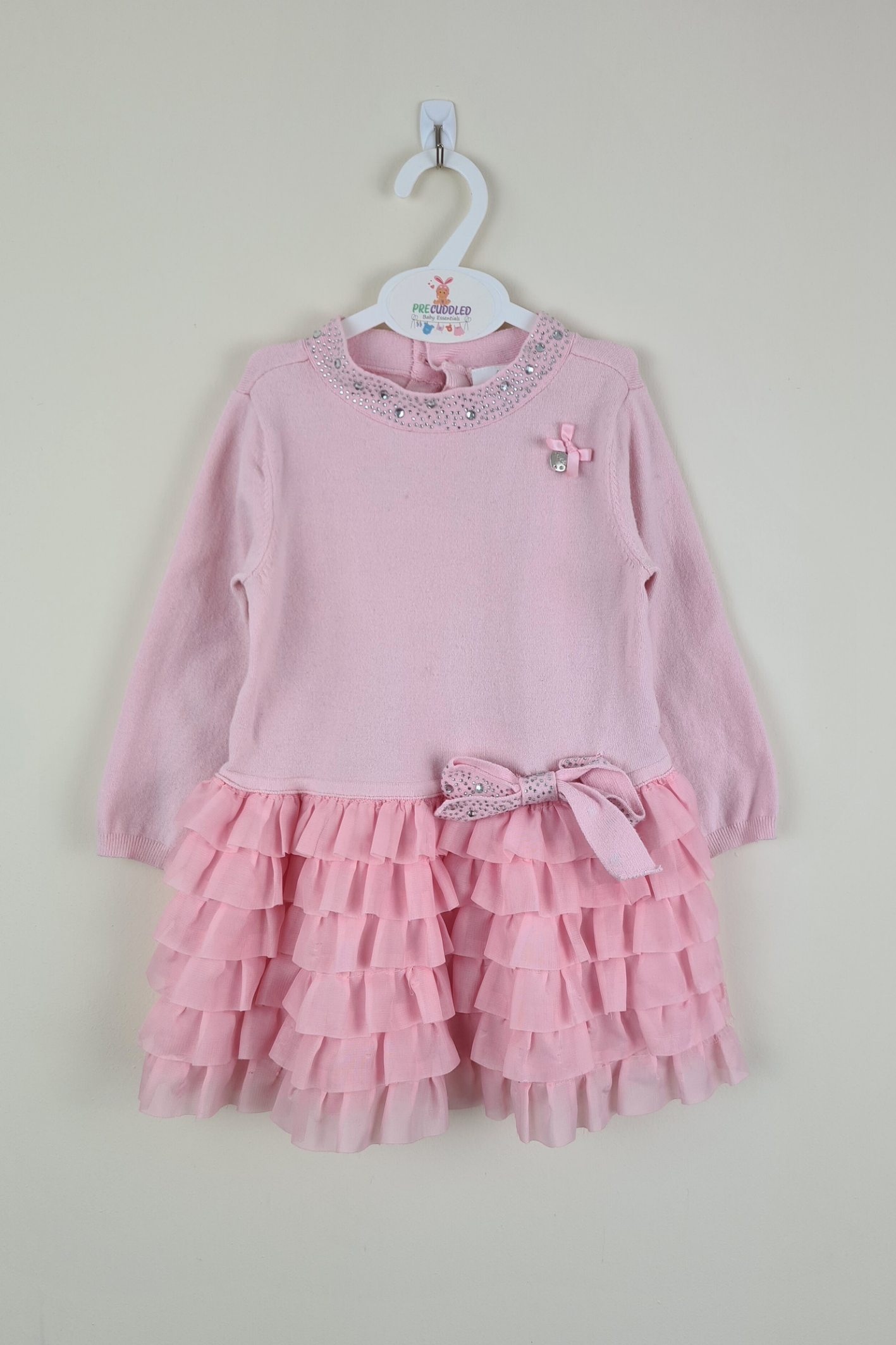 2-3y - Layered Pink Dress *MessyDays*