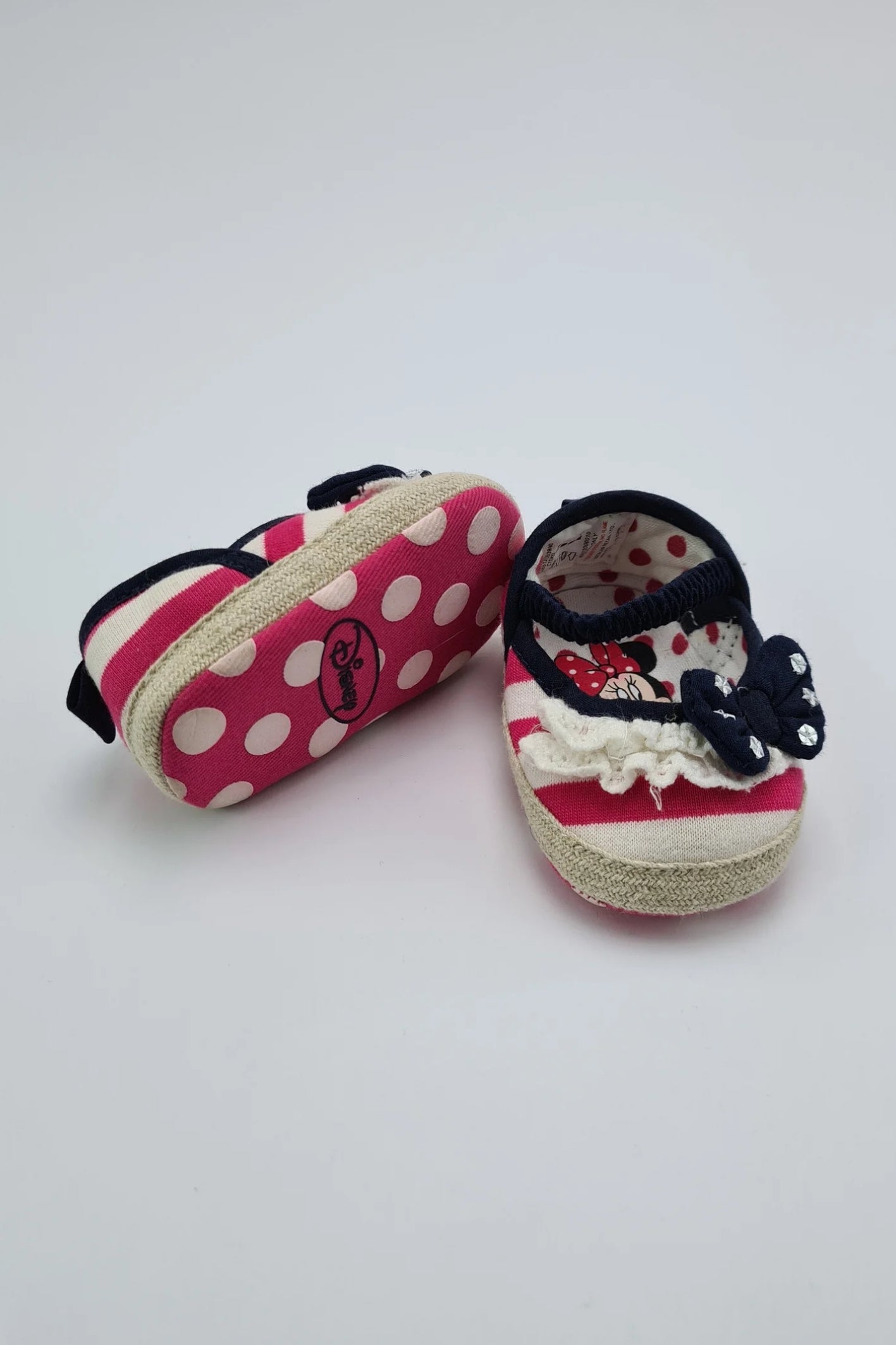 0-3 mois - Chaussures pour bébé personnage Minnie Mouse (Disney Baby)