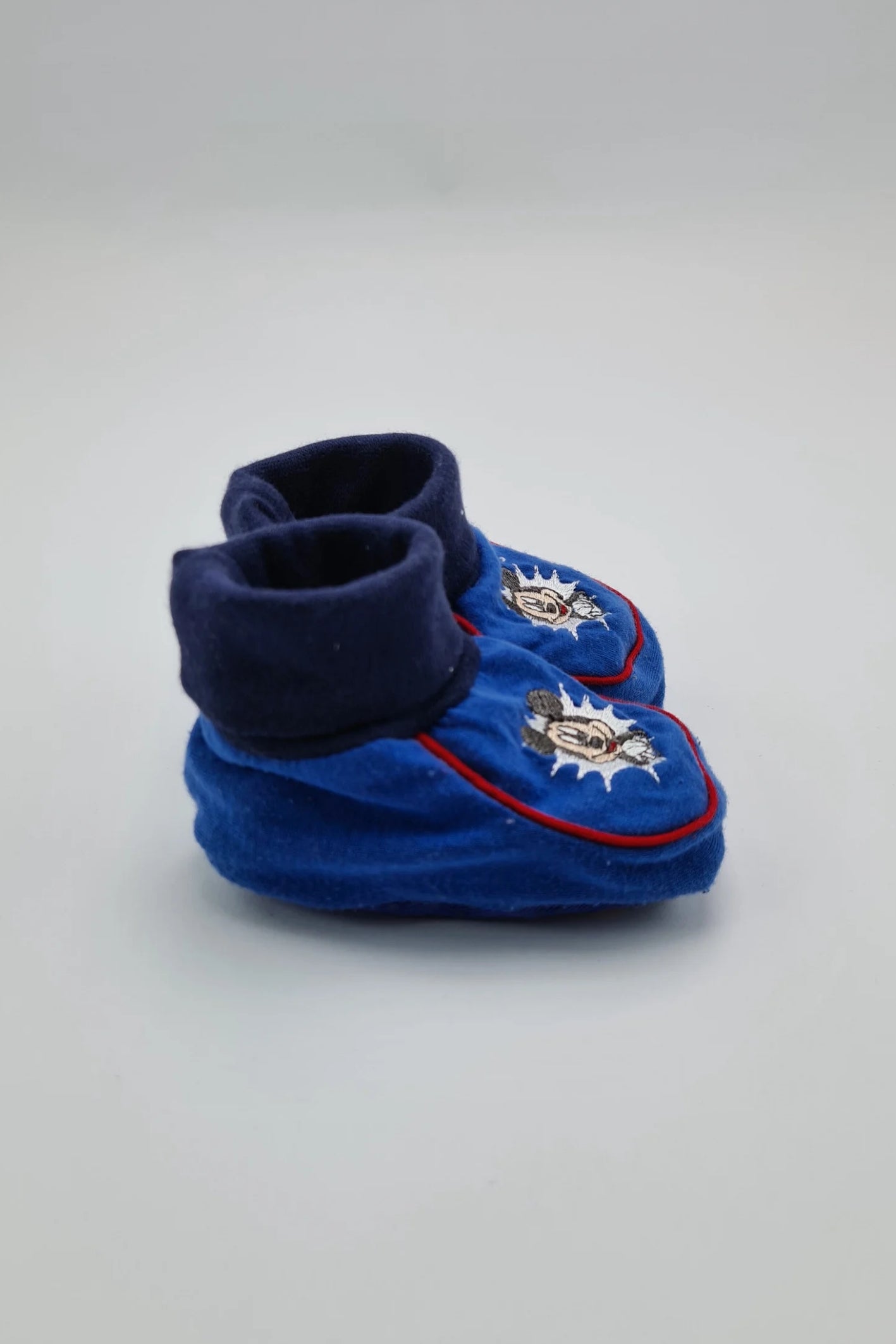 0-3m - Mickey Mouse Blue Booties (George)