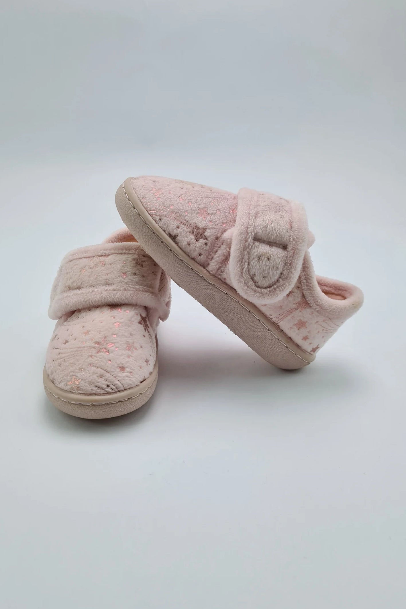 Size 5 - Pink Star Cupsole Slippers (George)