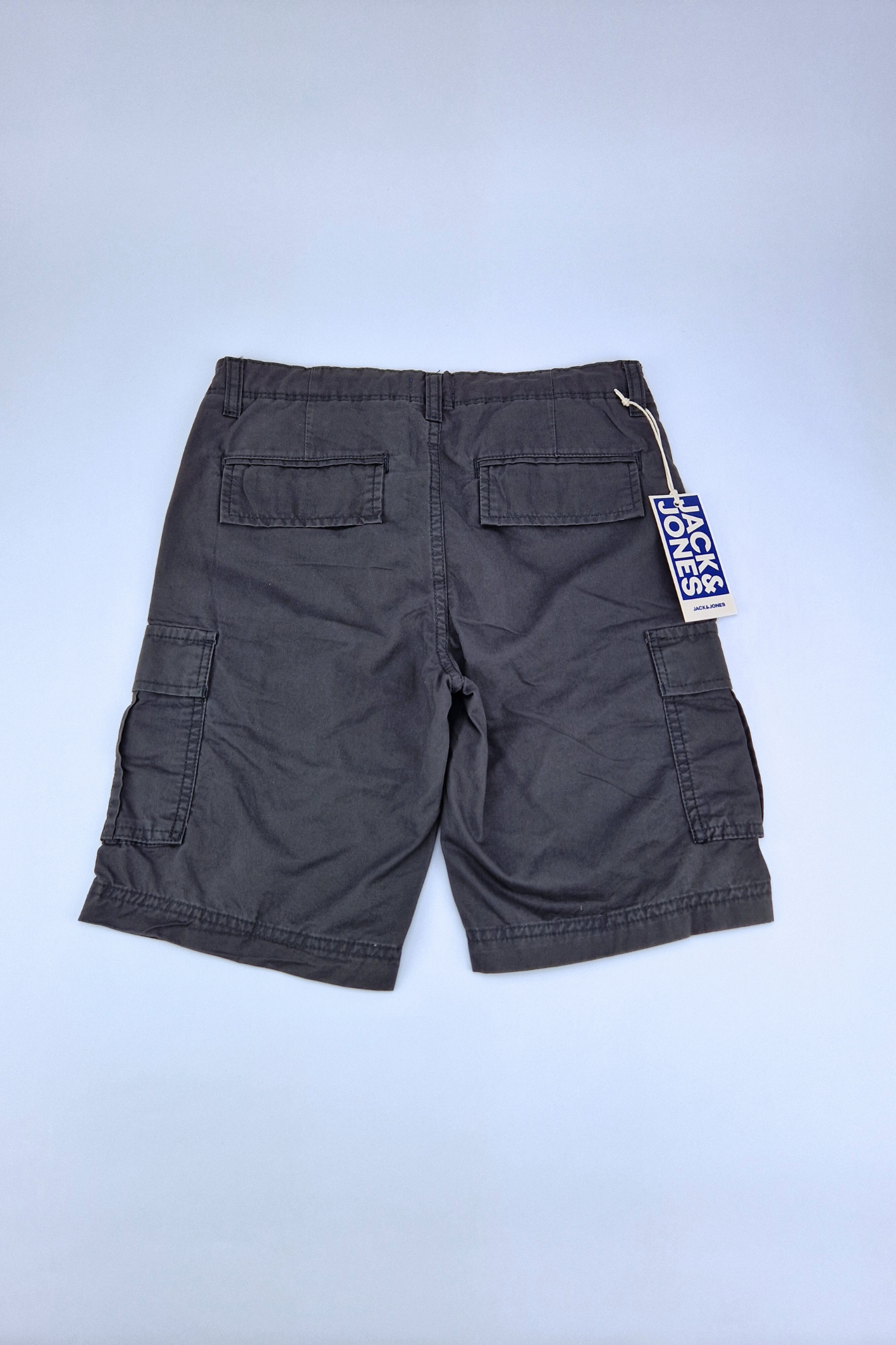 12y Grey Cargo Shorts