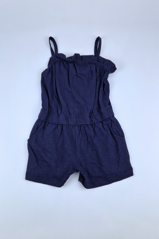 18-24m Navy Playsuit 