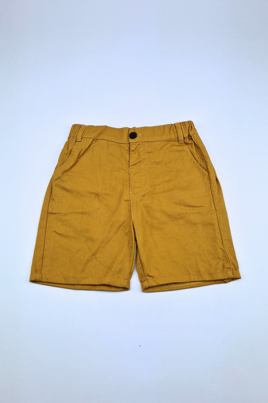 5-6 Years Mustard Chino Short