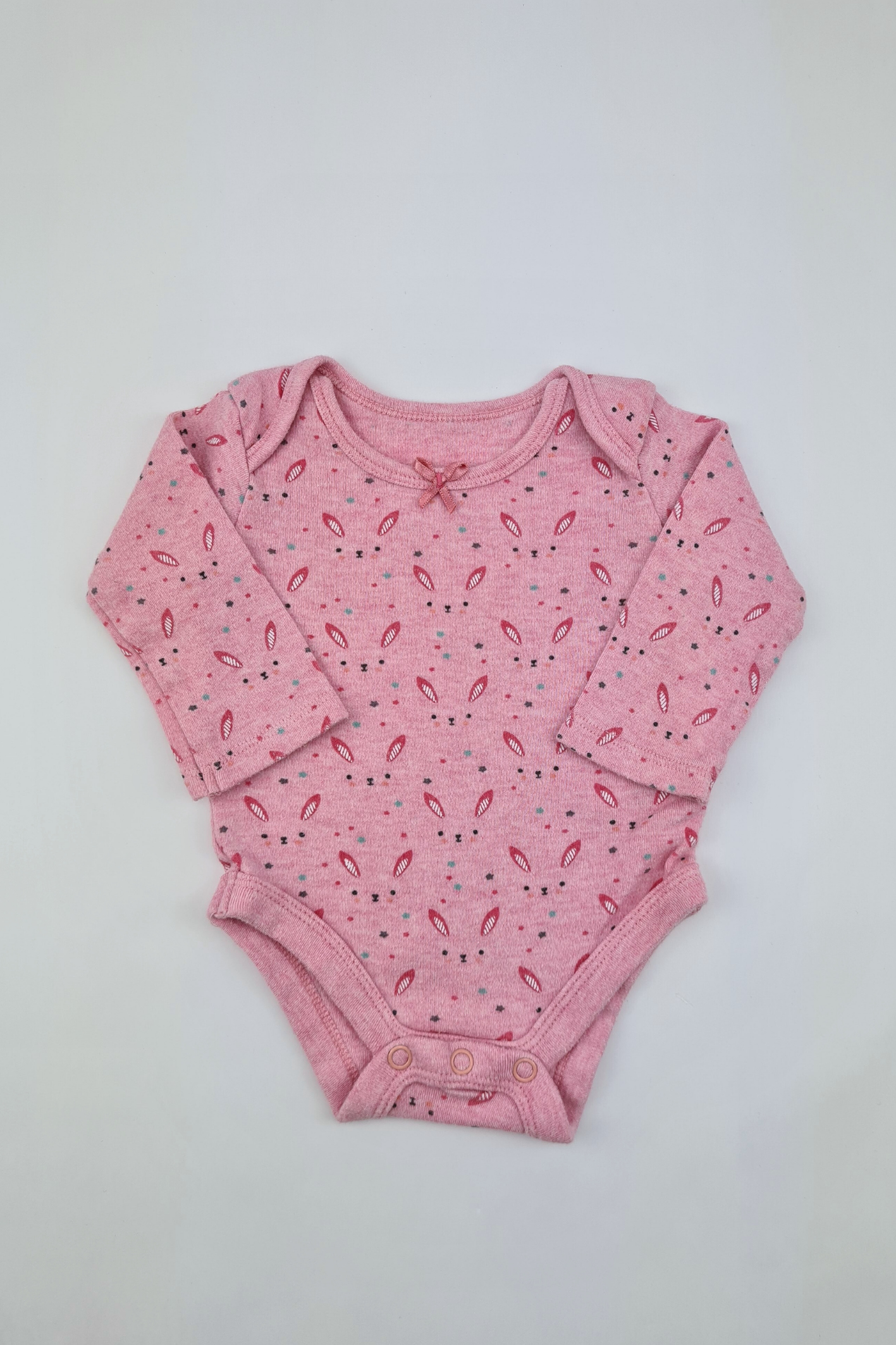 0-3m - Pink Deer Bodysuit