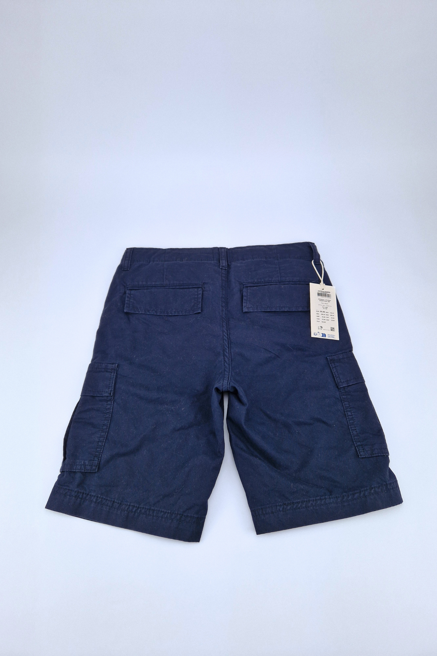 12y Navy Cargo Shorts