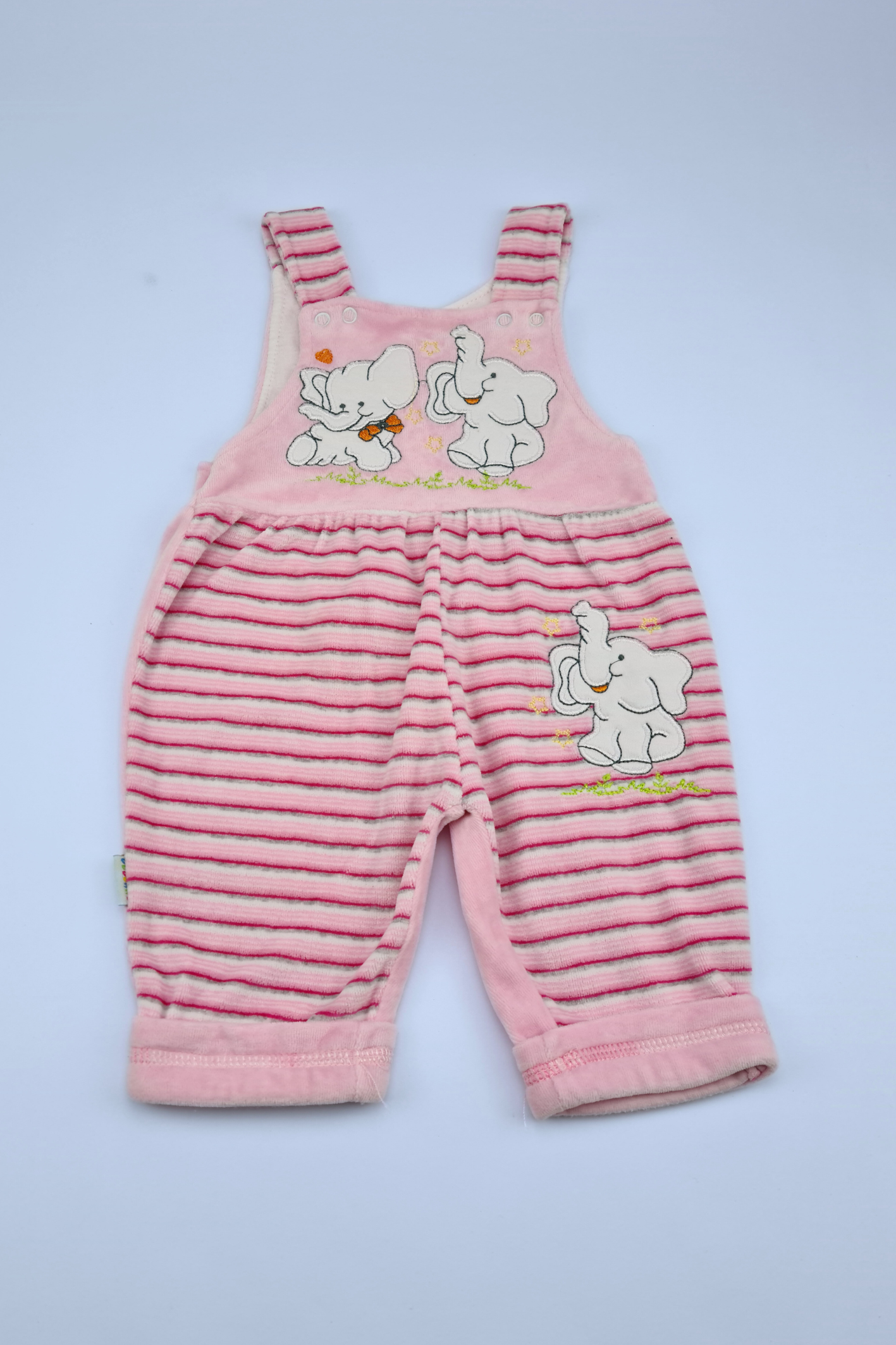 0-3m Pink Dungaree