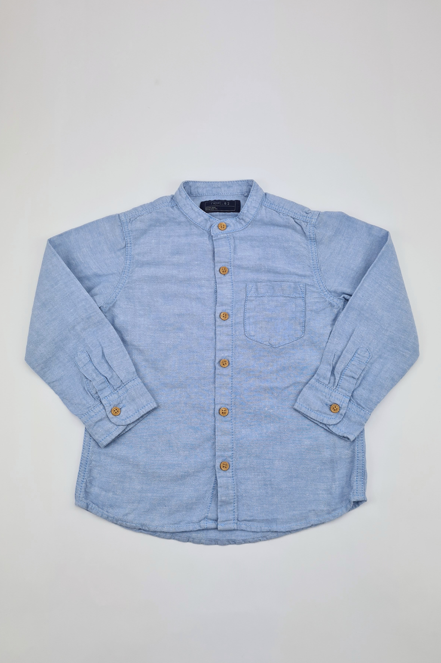 Blue Longsleeve Button Up Shirt (Next)