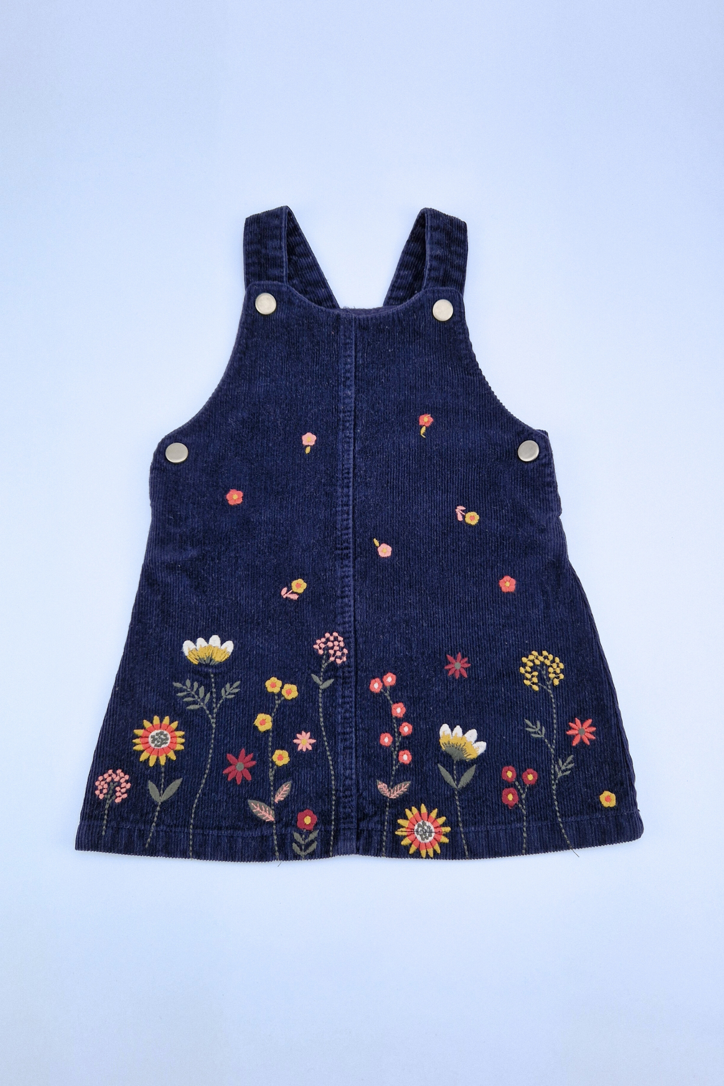 12-18m F&F Floral Embroidered Pinafore Dress 