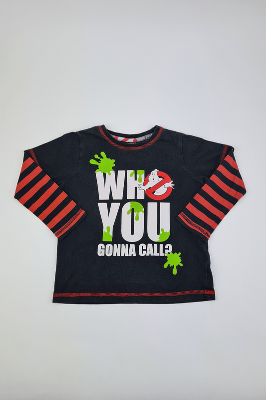 3-4y - GhostBusters Longsleeve T-shirt *MessyDays*