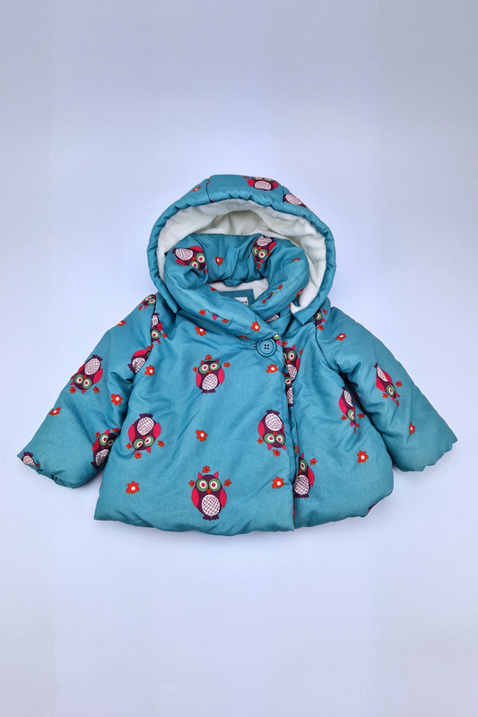 9-12m John Lewis Night Owl Padded Coat