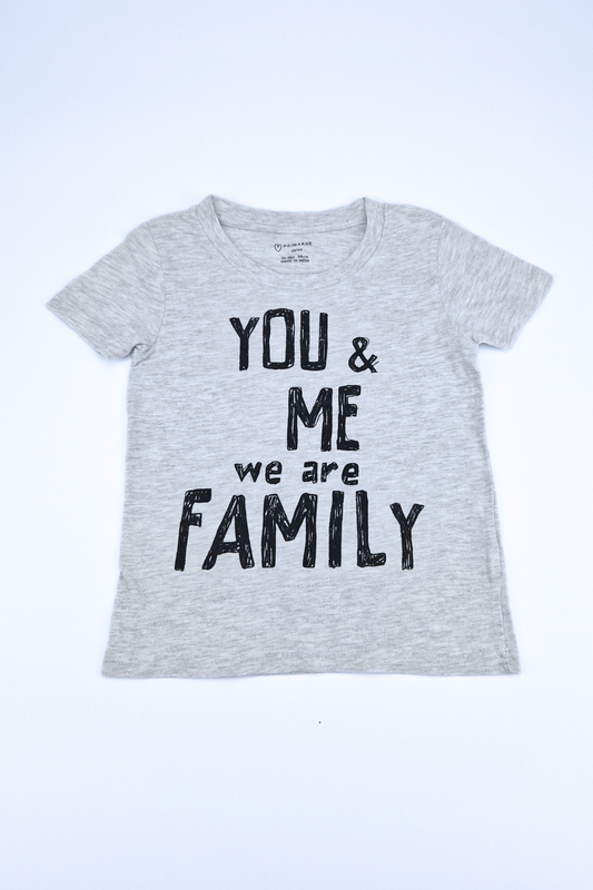 2-3 Years 'You & Me We Are Family' T-shirt