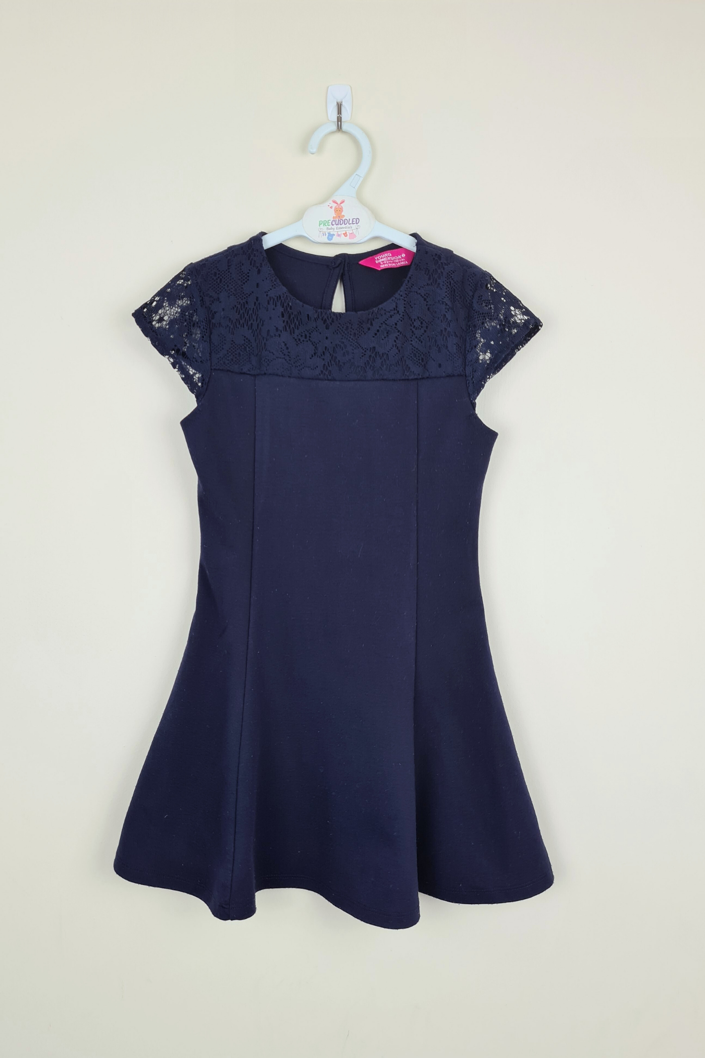 5–6 Jahre – Marineblaues Kleid (Joules)