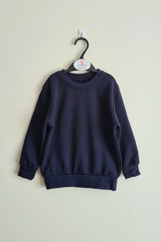 4–5 Jahre – Marineblaues Sweatshirt