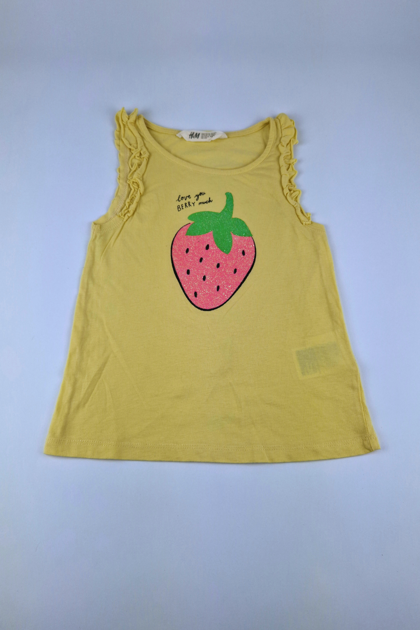 4-5Y 'Love You Berry Much' Summer Top