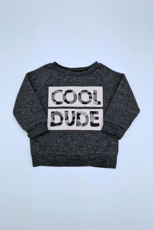 9-12m Cool Dude Grey Jumper