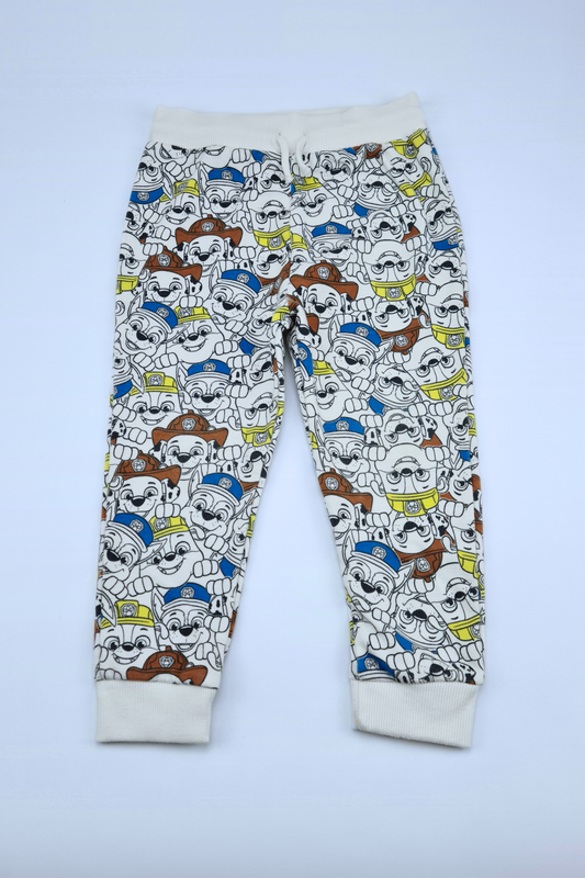 3-4 Years Paw Pups Print Joggers 