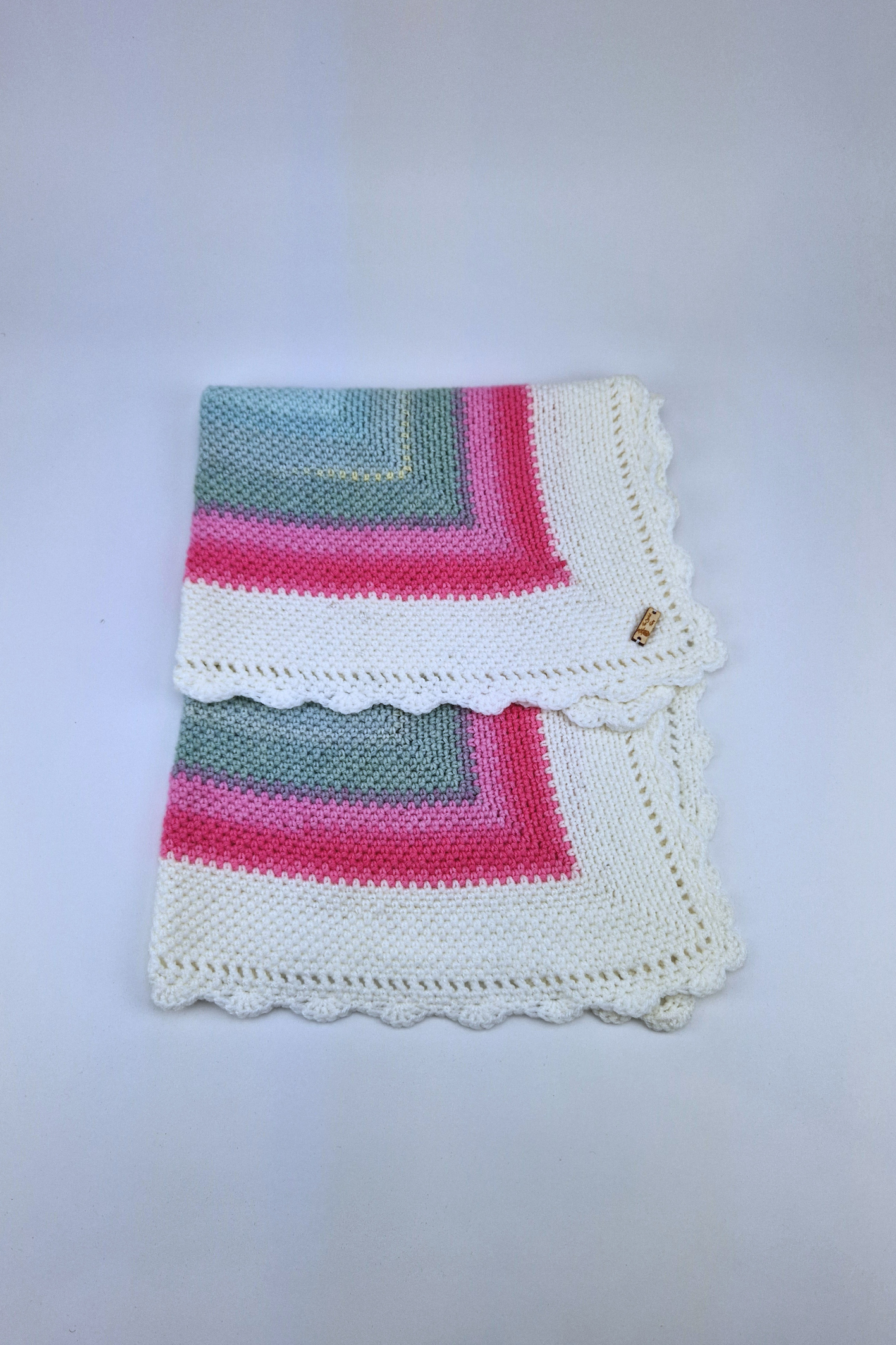 Crochet Fairy Pinkscape Small Buggy Blanket