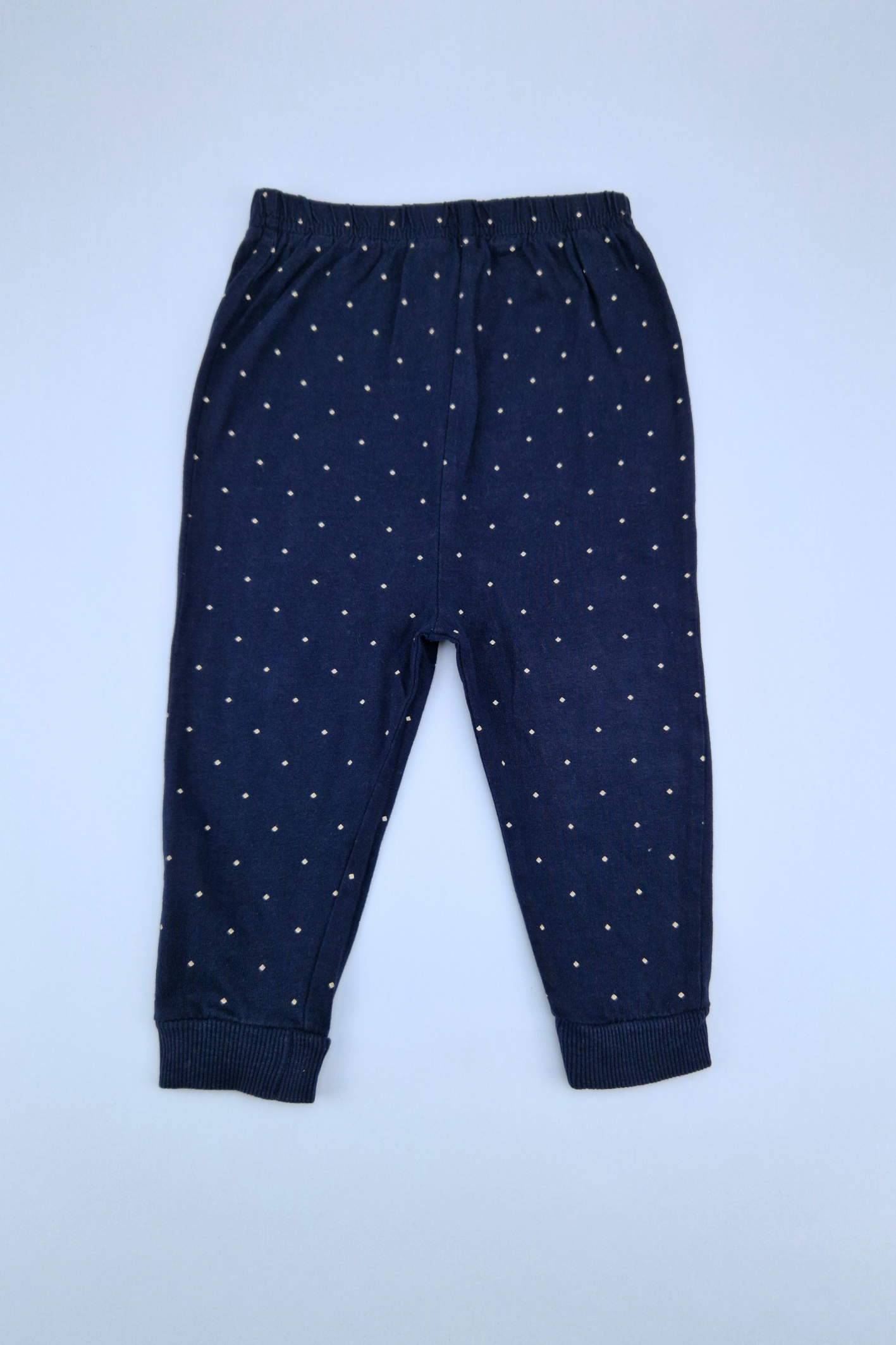 12-18m Navy & White Spotty Jogger