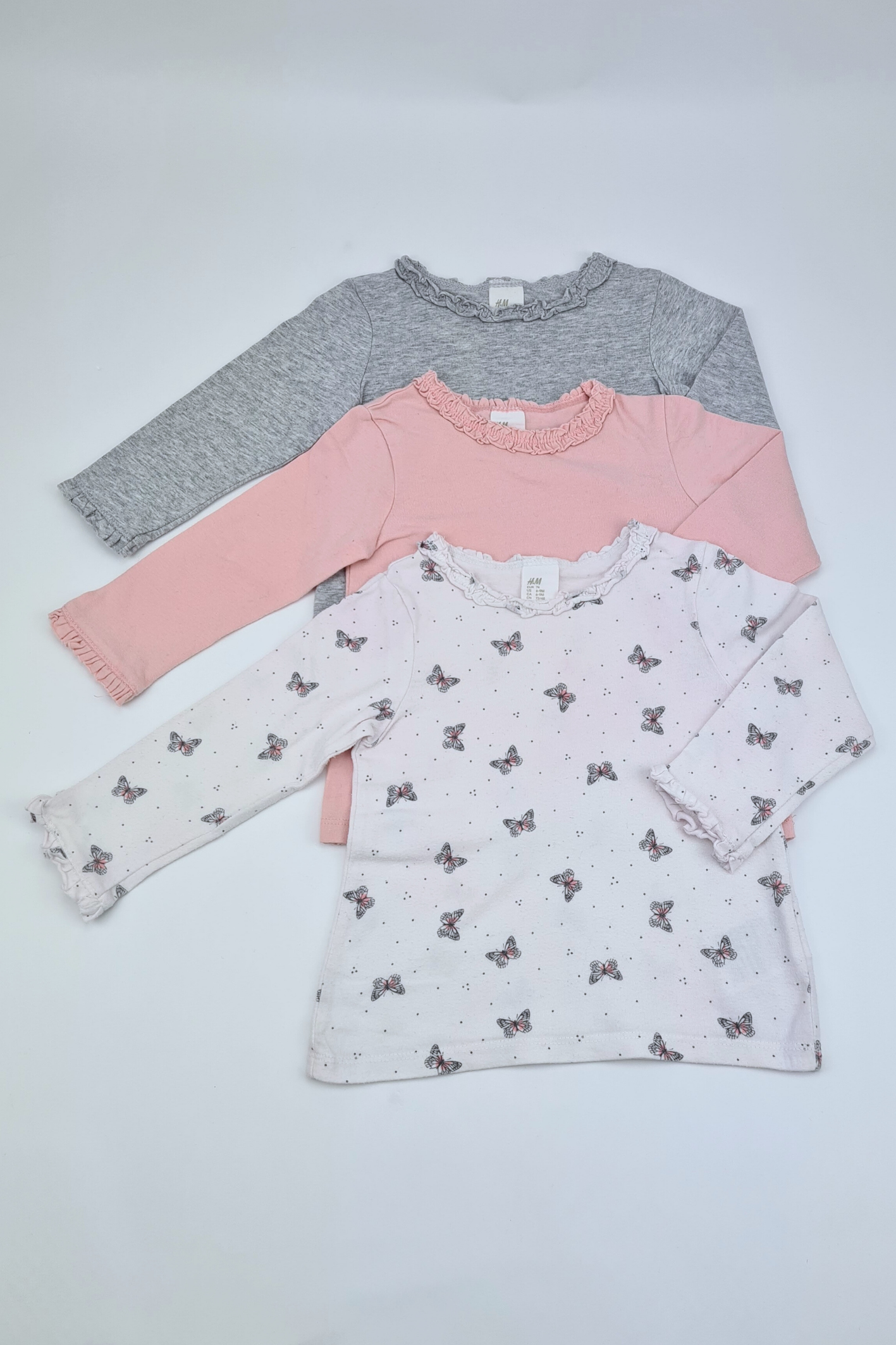 6-9m - 3 Pack Jersey (H&M)