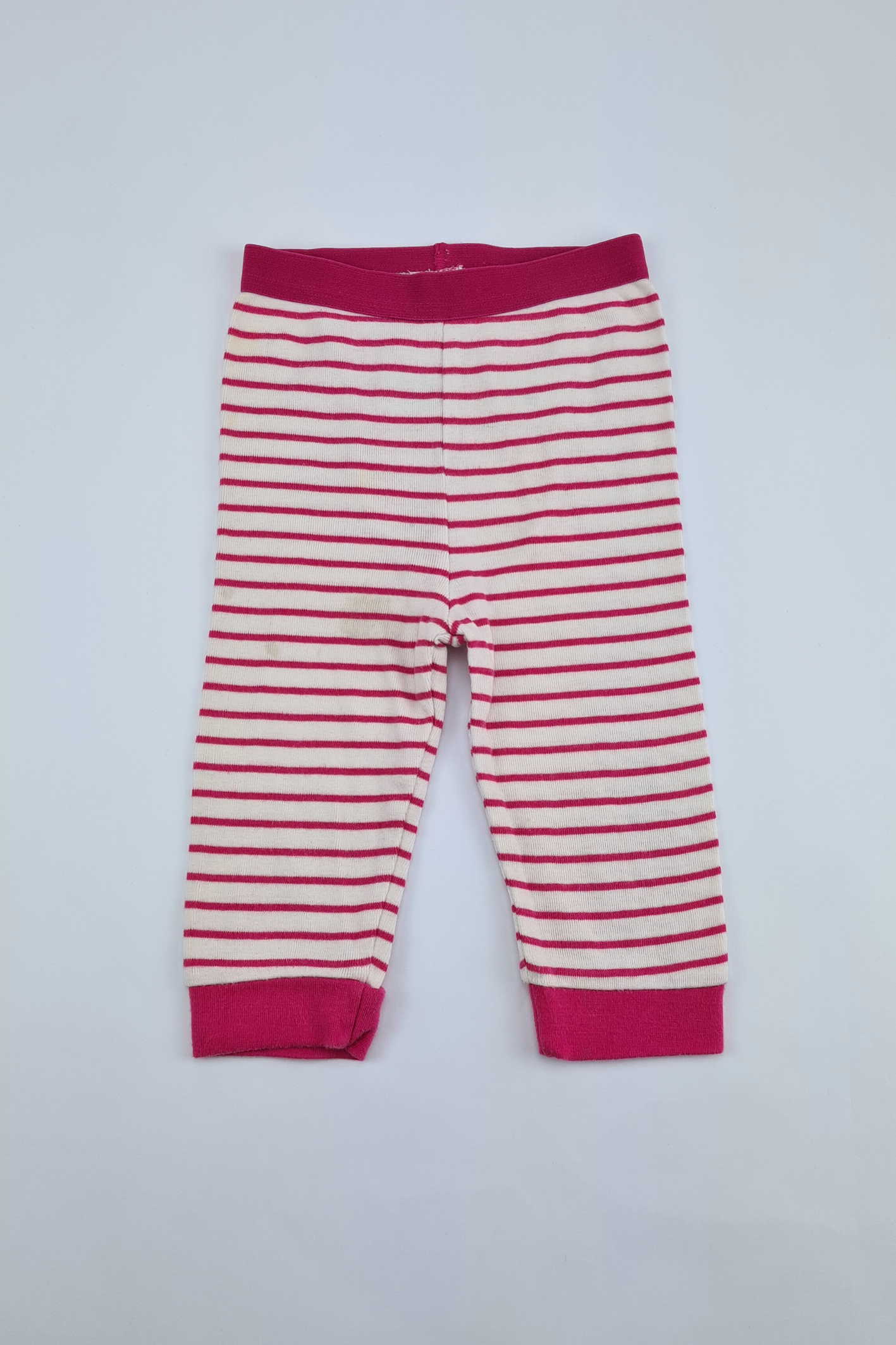 3-6m - Pink & White Pyjama Bottoms (Mothercare)