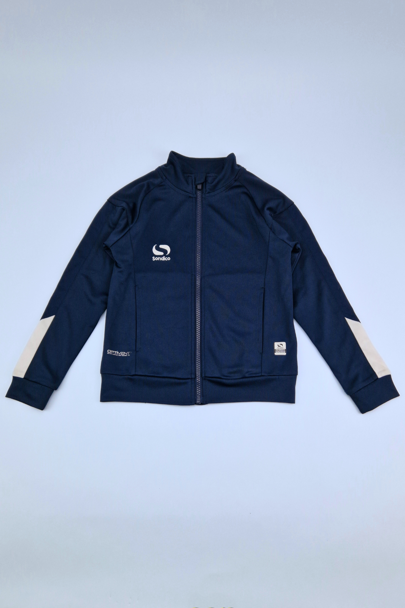 5-6y Sondico Navy & White Stylish Zip-Up Tracksuit Jacket