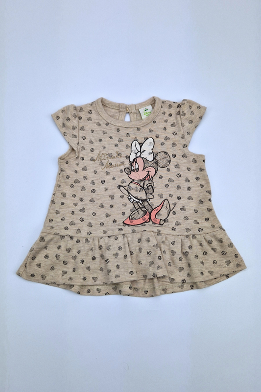 0-3m Minnie Mouse Disney Baby Top