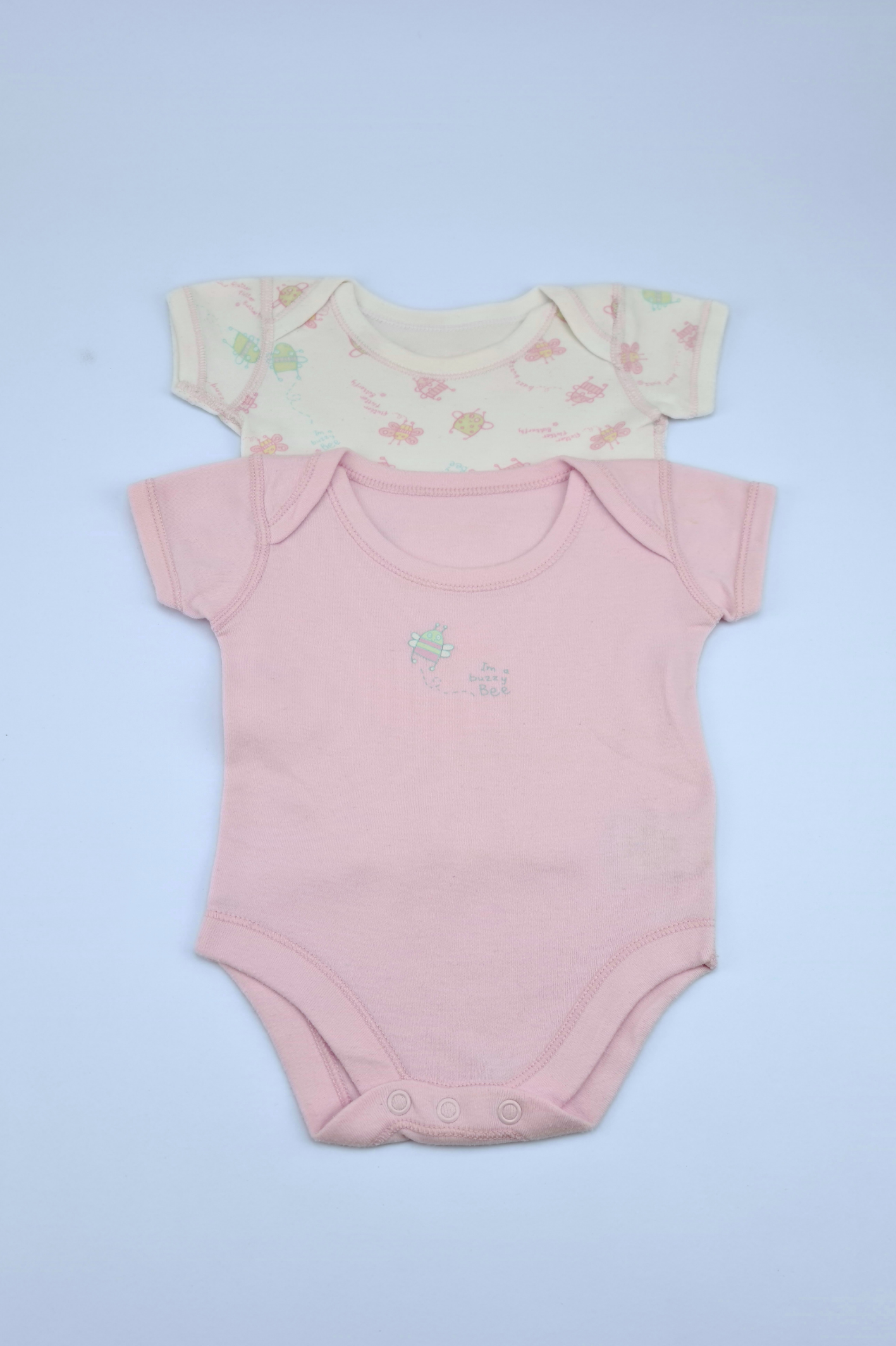 0-3m Buzzy Bee Bodysuit Pack