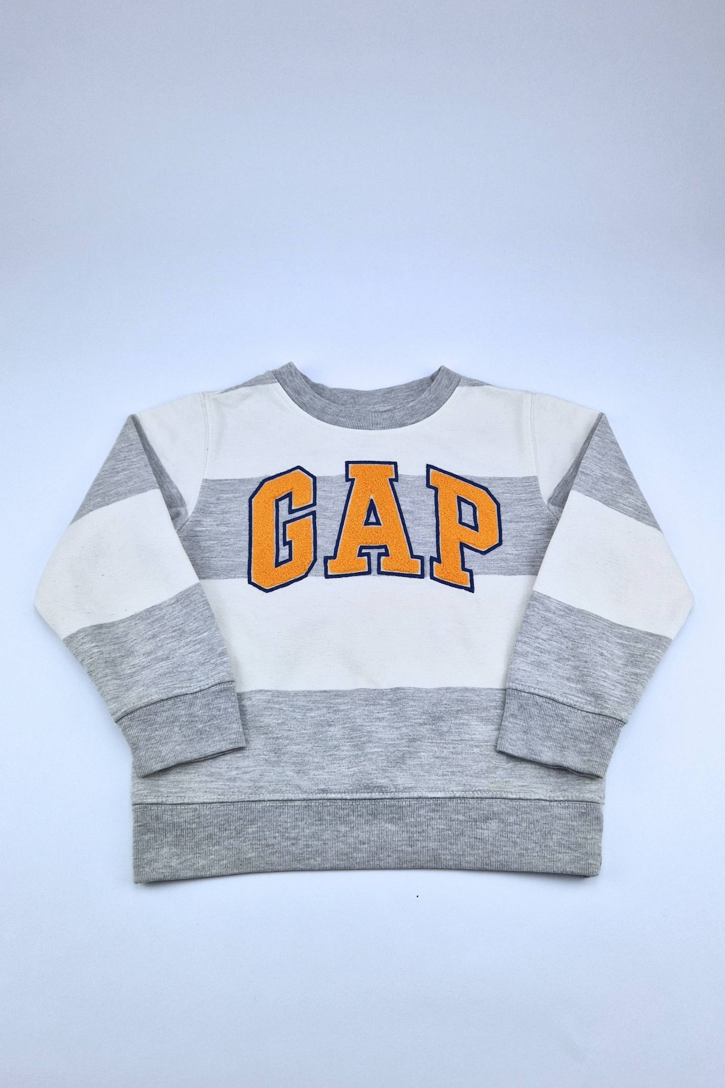 Gap Striped Crewneck Sweatshirt