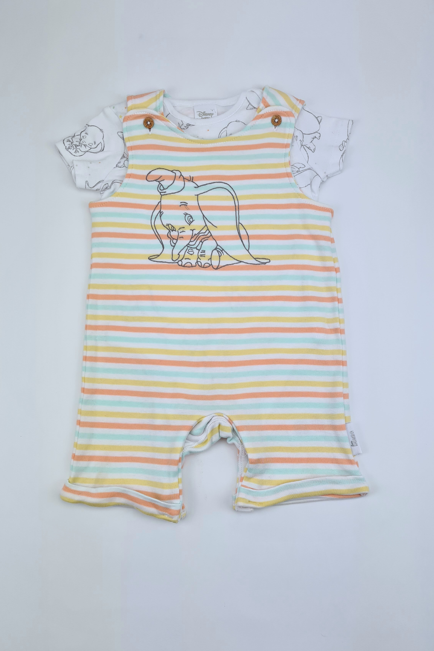 12-18m - Dumbo Romper Outfit  (Disney Baby)