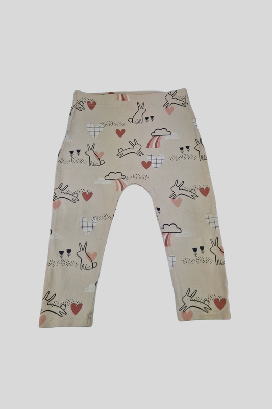 12-18m Playful Bunny Leggings 