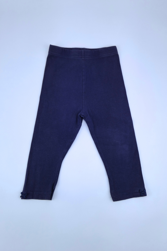 12-18m Navy Leggings