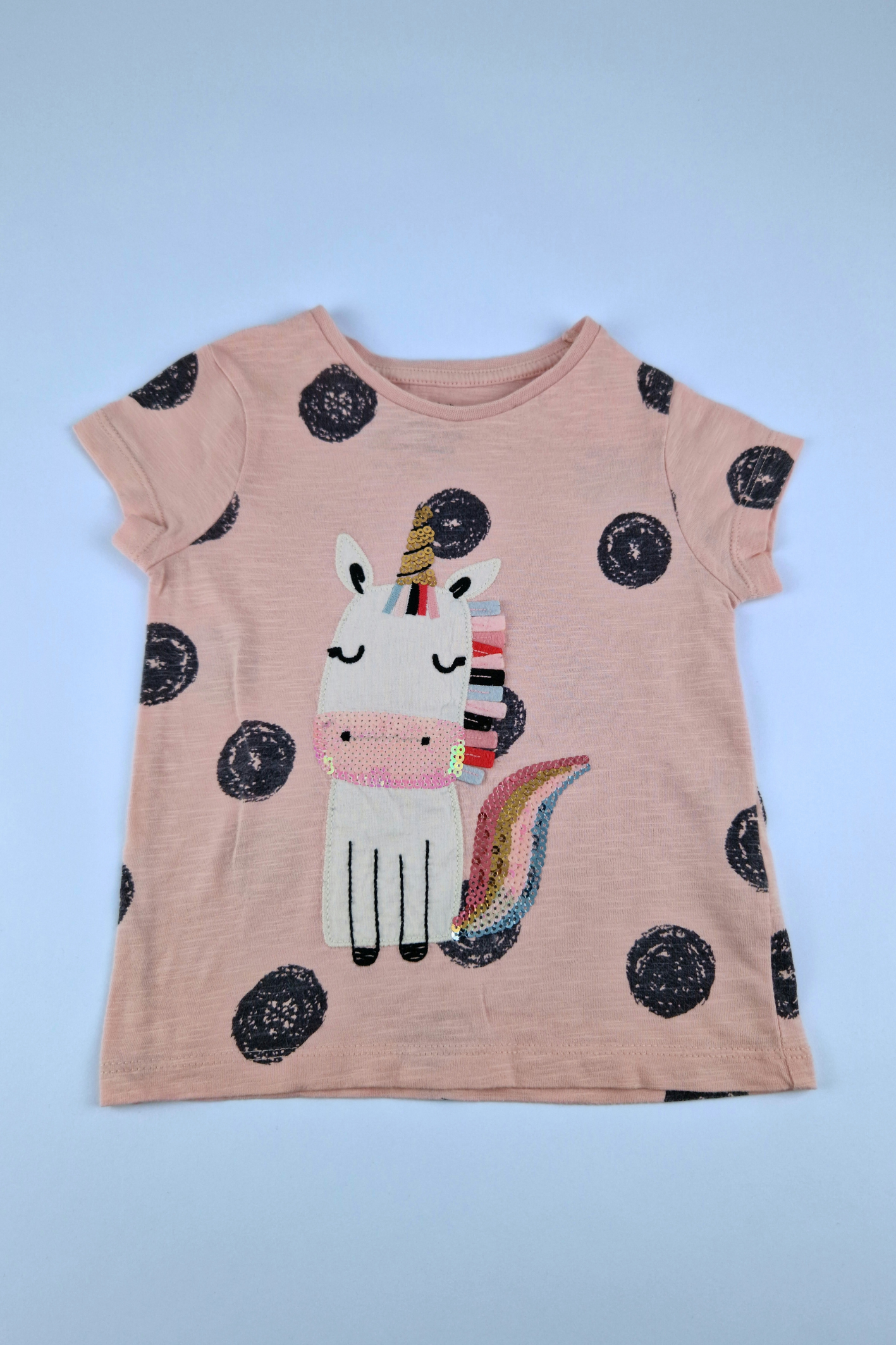 12-18m Unicorn Applique T-shirt