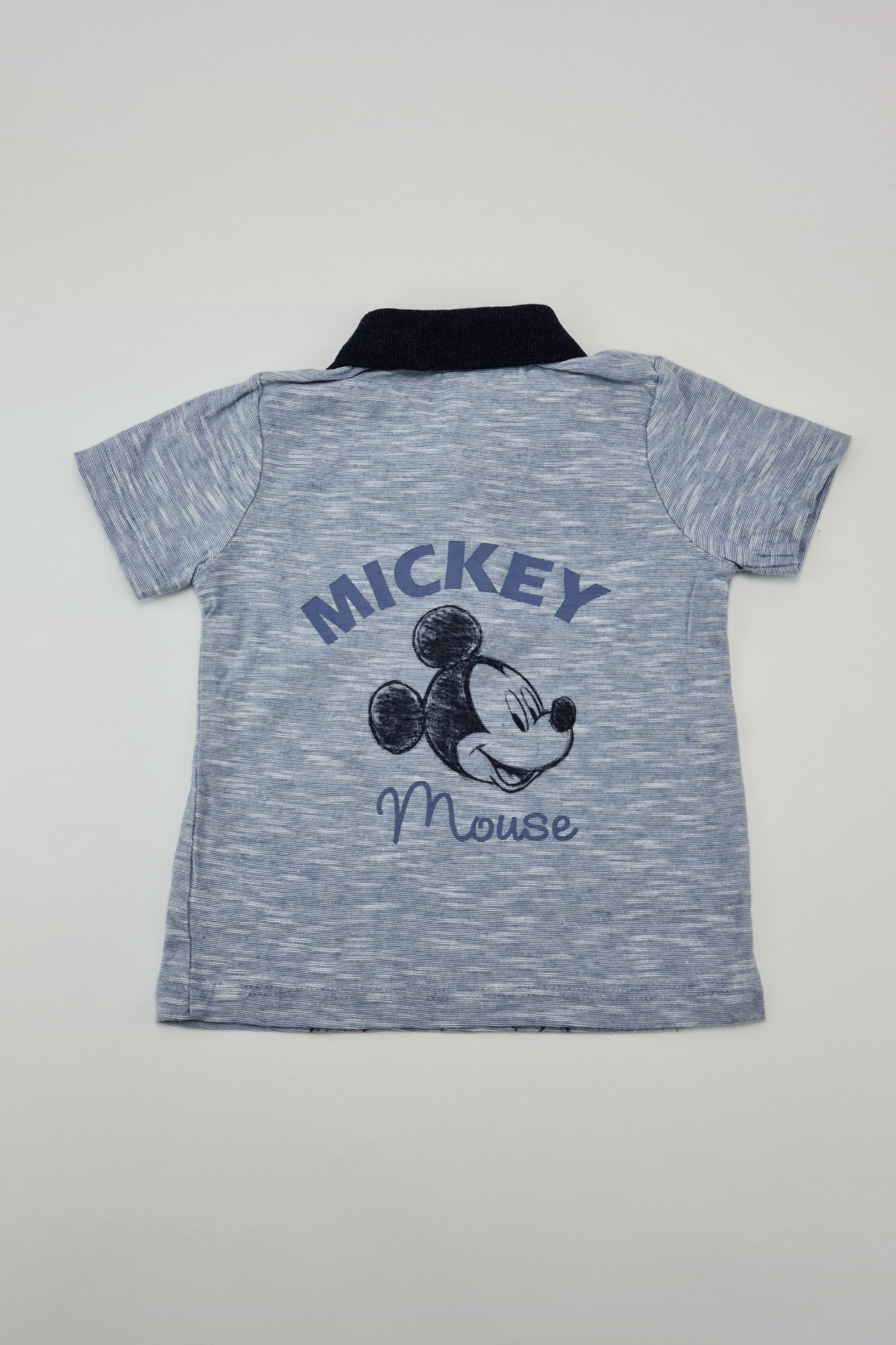 3-6 mois - Polo bleu Mickey Mouse (Disney)