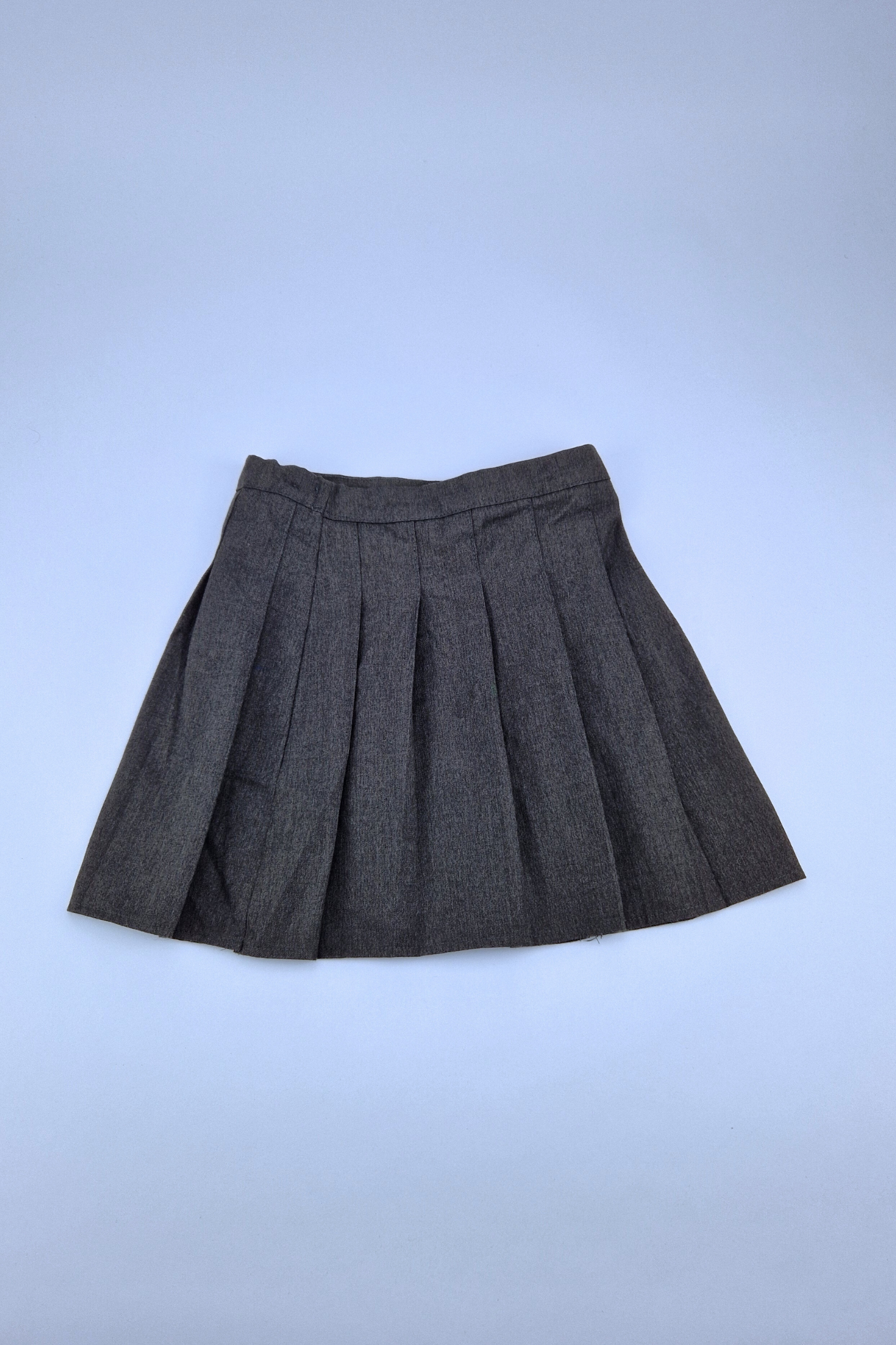 4-5y Charcoal Grey Pleated School Skirt