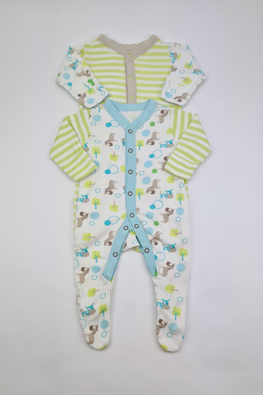 Newborn - 10 lbs Sleepsuit Set (Mothercare)