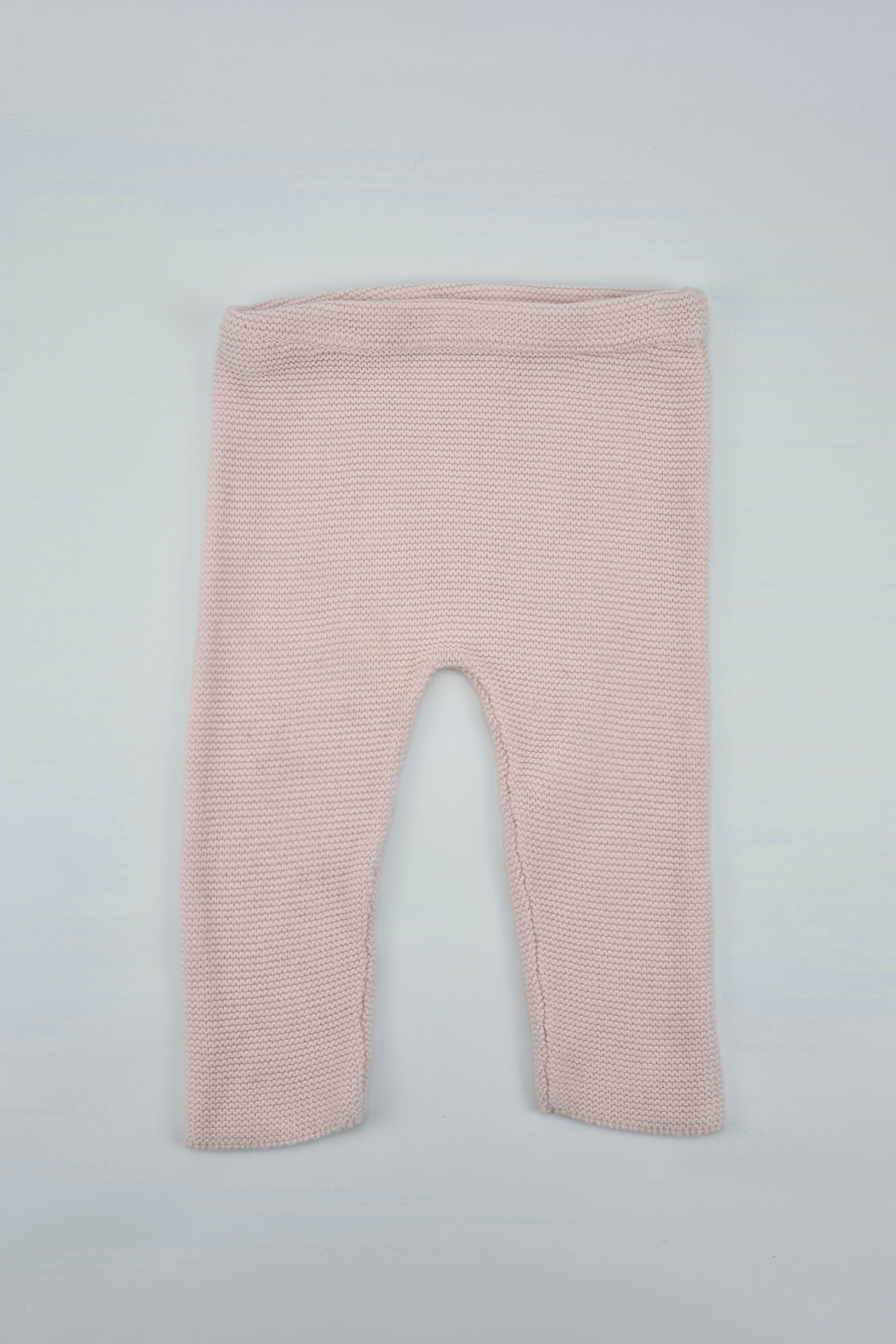 9-12m - Pink Knit Trousers (The Little White Company)