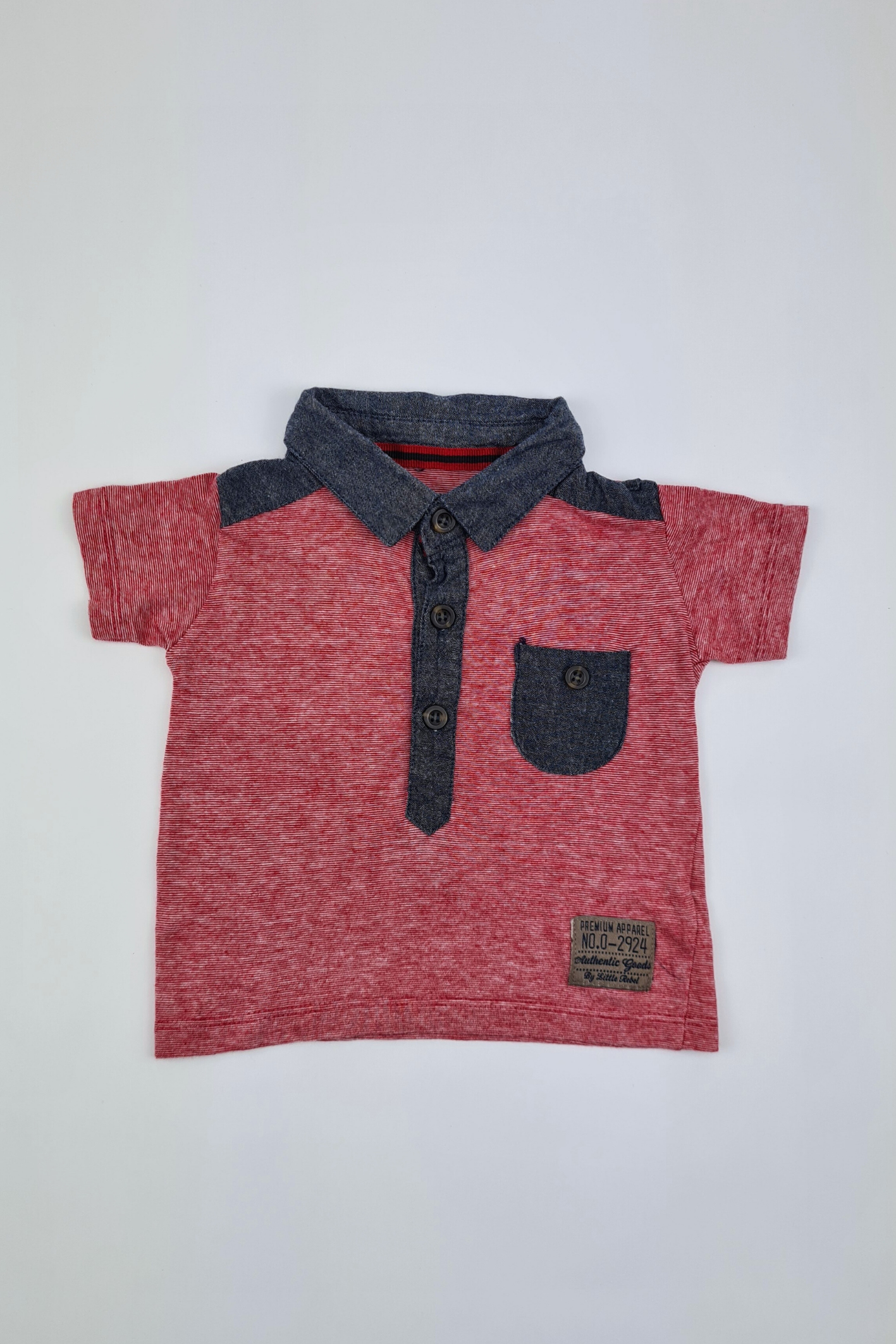 3-6m - Red Shirt (Early Days)